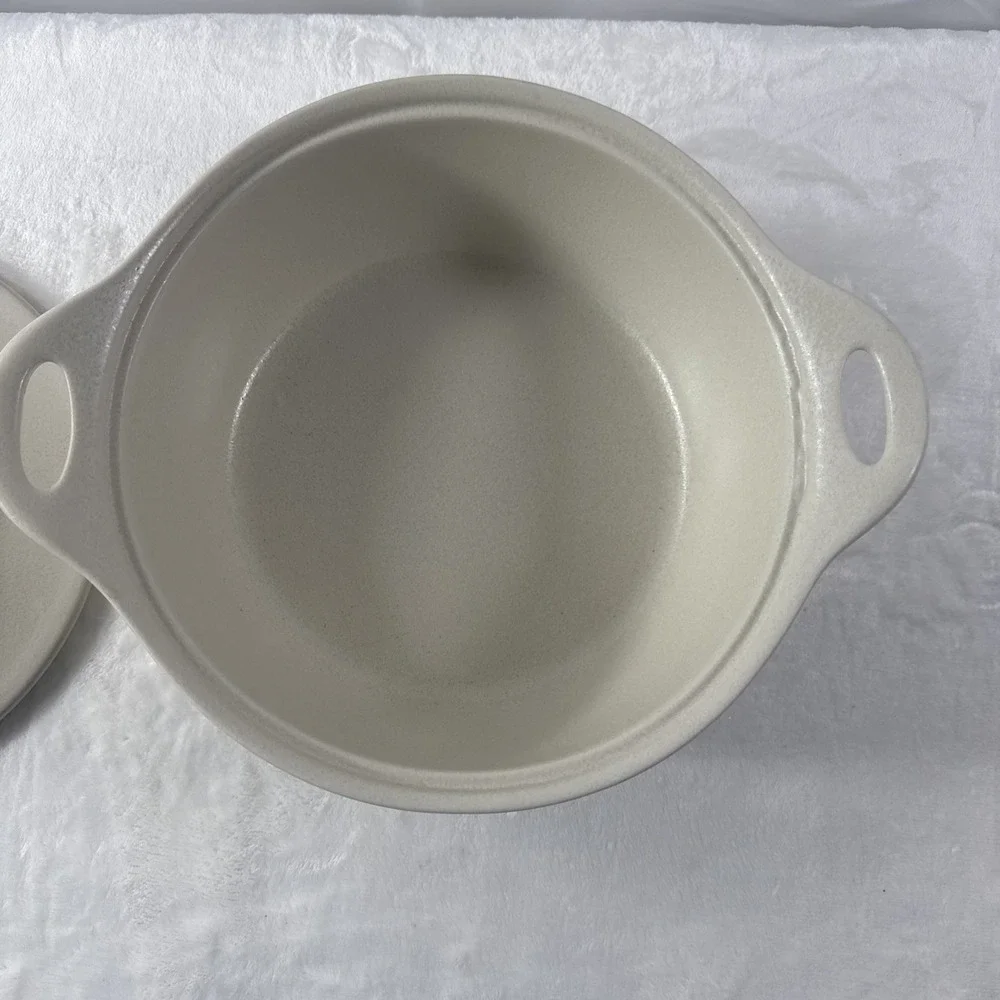 Corning Creations Khaki Casserole Dish w/ Lid | 2.5 Qt | Excellent Cond